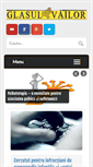 Mobile Screenshot of glasulvailor.ro